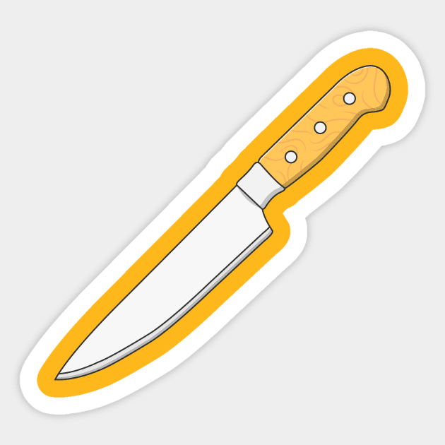 Kitchen Knife Sticker by KH Studio